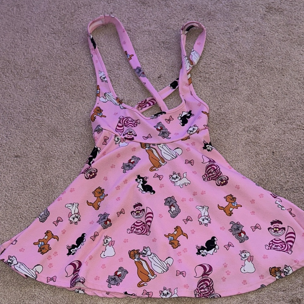 Aristocats Disney Print Dress